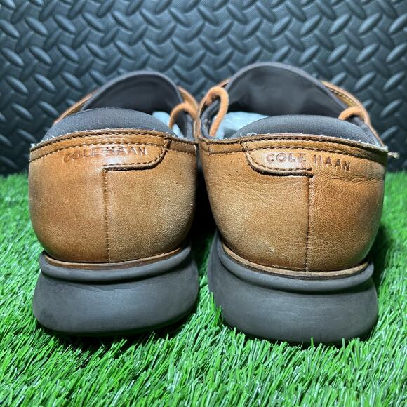 Cole Haan ZeroGrand 2.0 Brown Wingtip Oxford Lined C25351 Mens Size 9.5 - Picture 4 of 7